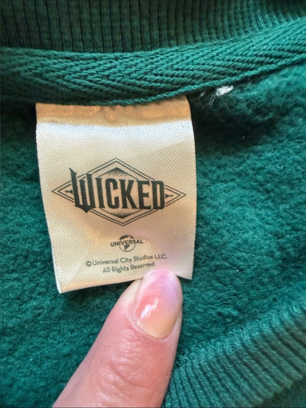 Wicked Emerald Green Crewneck Sweatshirt - Picture 2 of 6